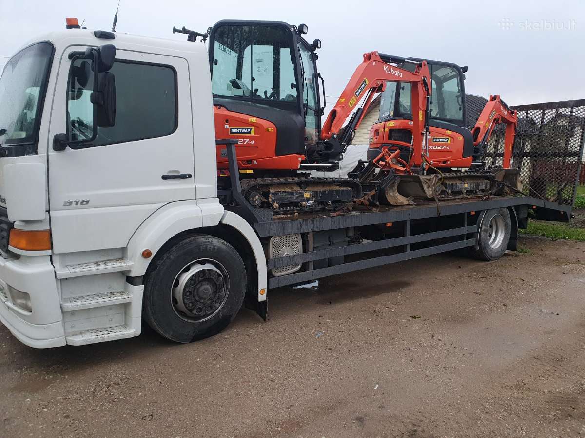 Tralas, plotforma kroviniu pervezimas - nuotraukos Nr. 9
