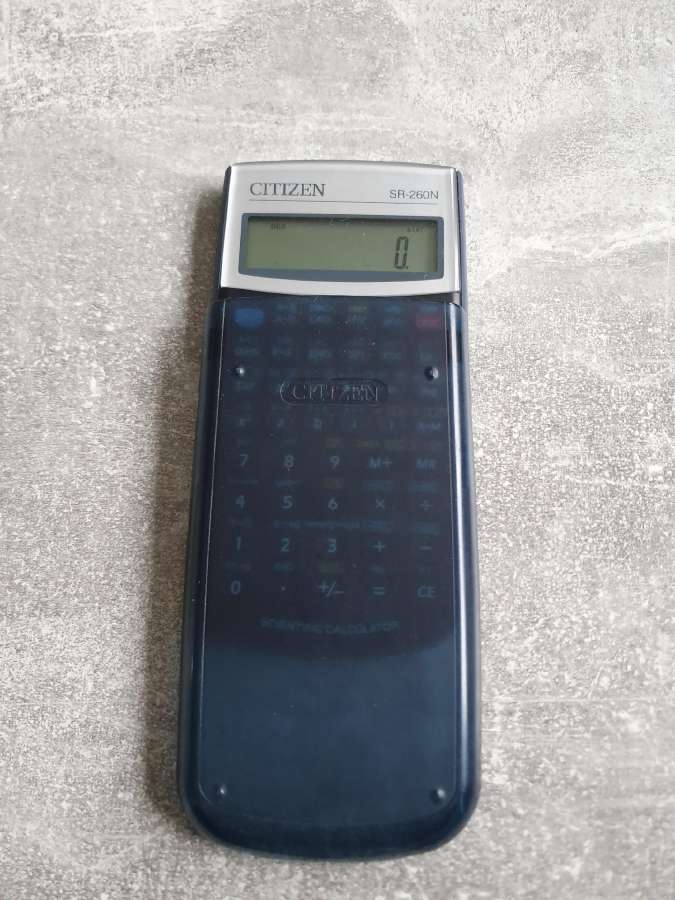Mokslinis skaičiuotuvas Citizen Sr-260n - nuotraukos Nr. 3