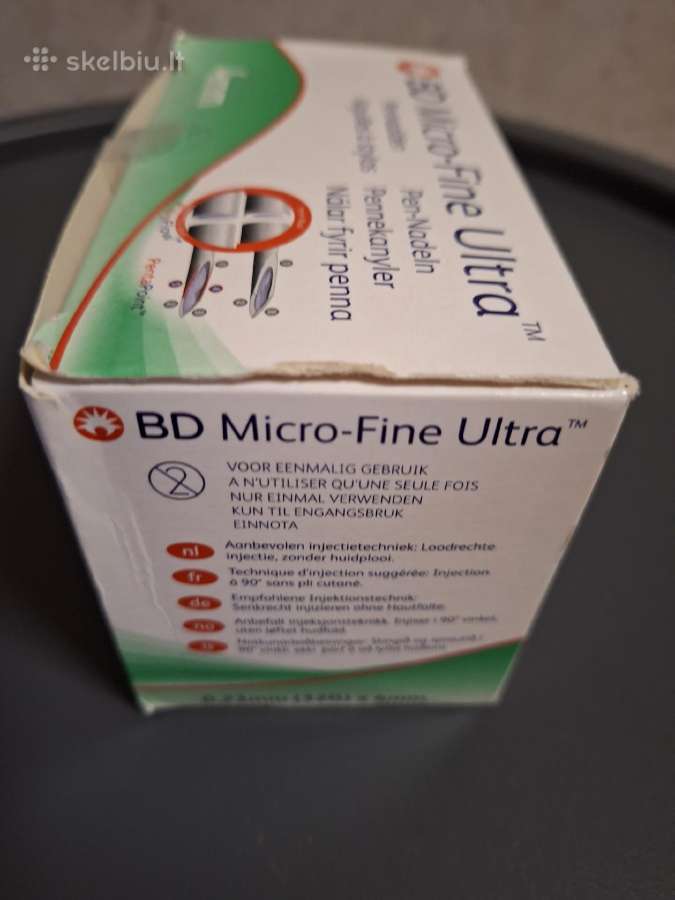 Dovanoju Insulino adatėlės 0,23mm 32gx4mm - nuotraukos Nr. 2