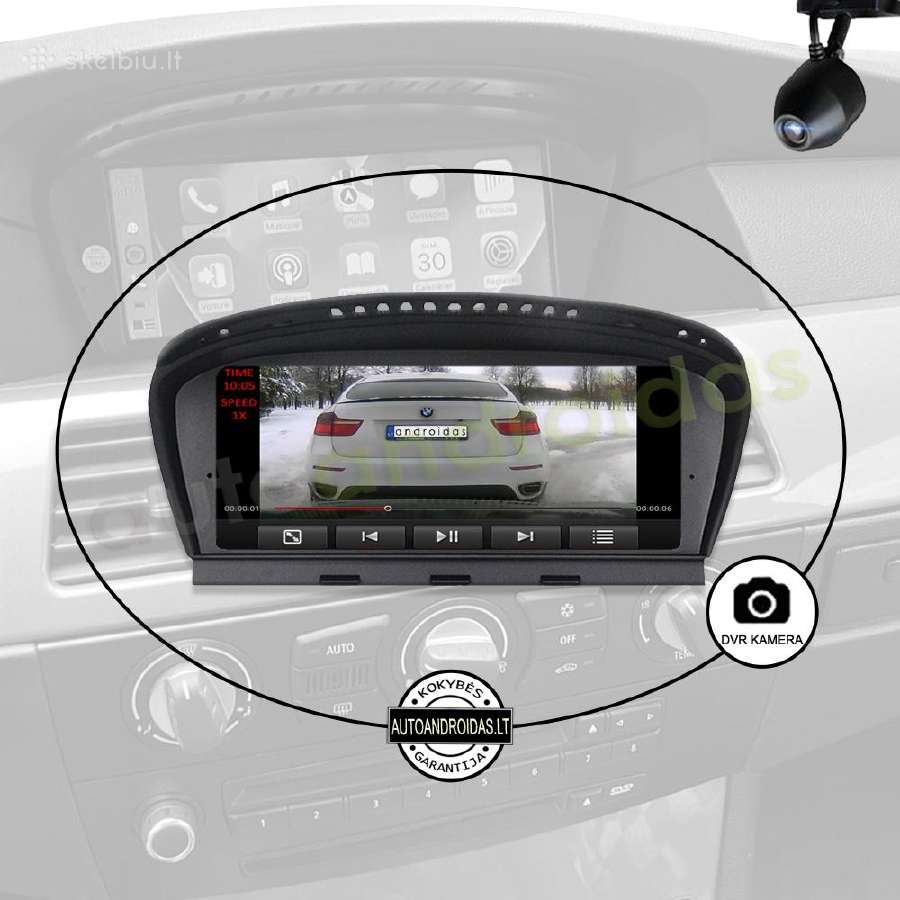 Bmw 3 E90 Bmw 5 E60 2004-12 Android multimedia GPS - nuotraukos Nr. 8