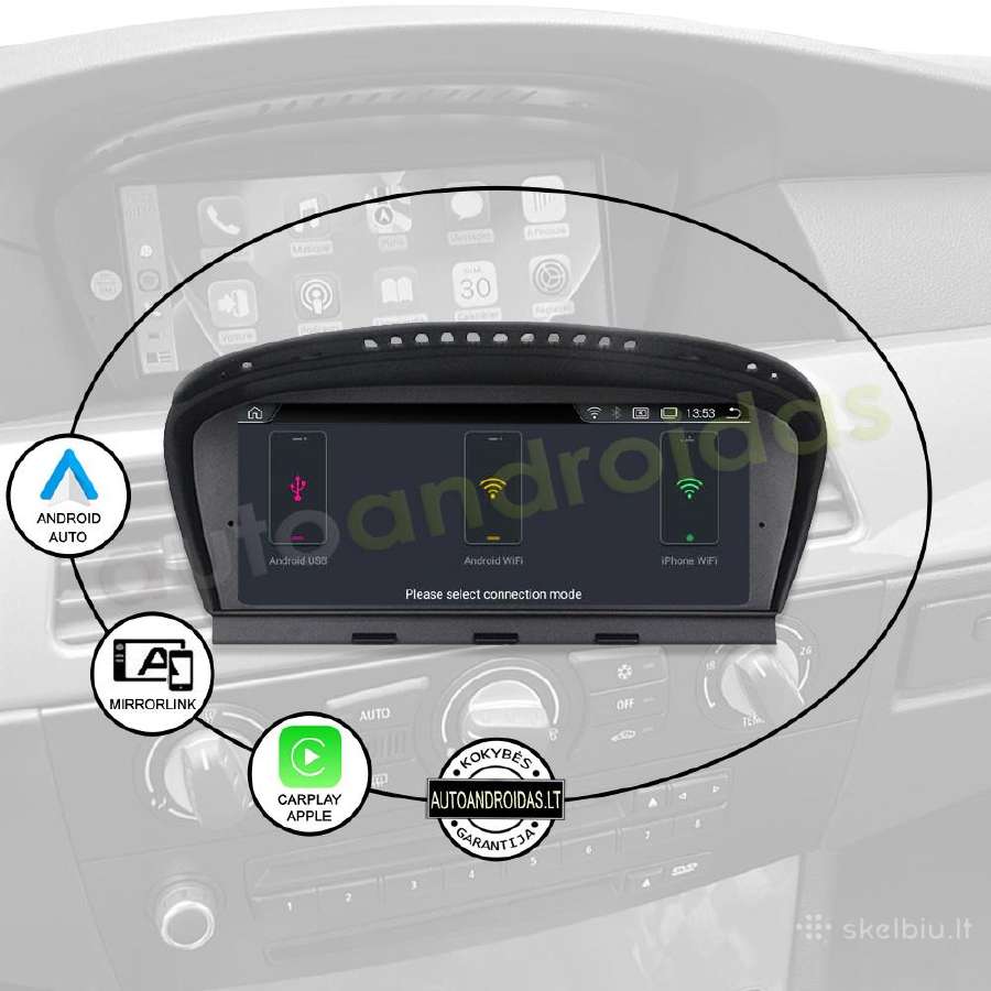 Bmw 3 E90 Bmw 5 E60 2004-12 Android multimedia GPS - nuotraukos Nr. 10