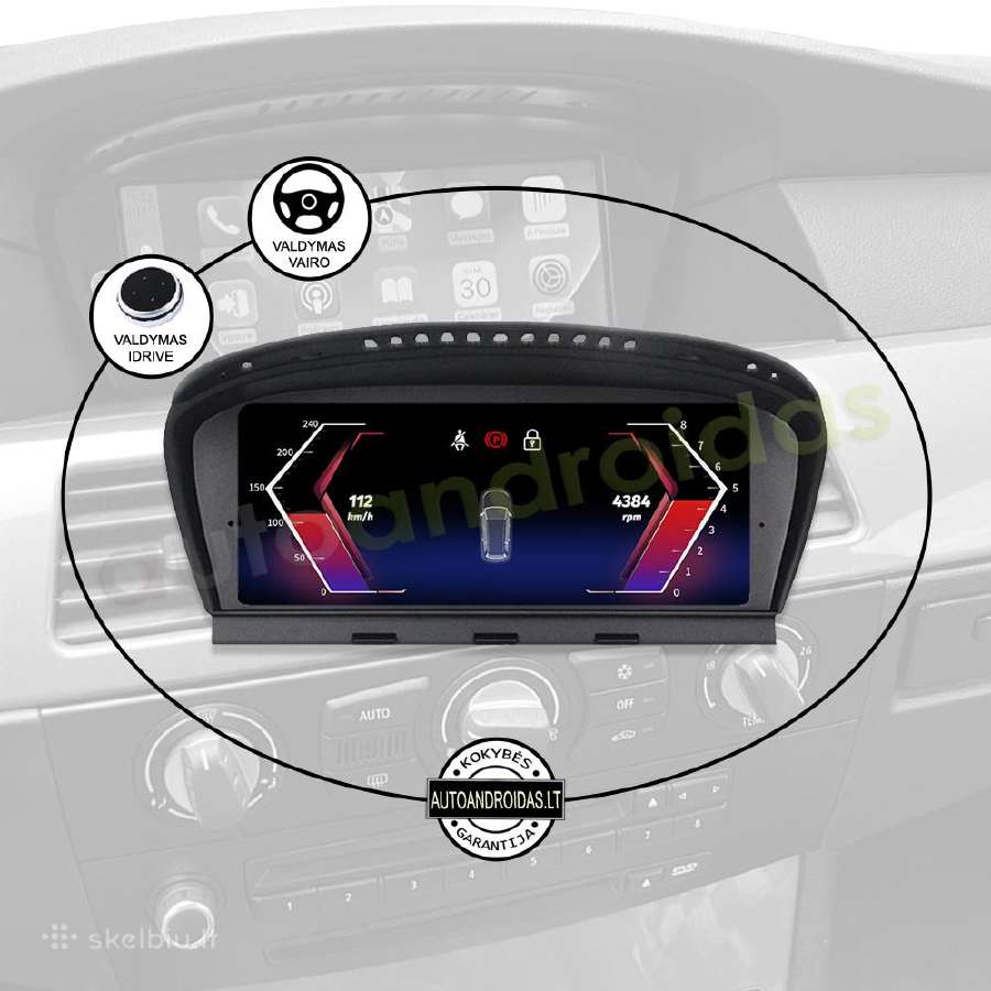 Bmw 3 E90 Bmw 5 E60 2004-12 Android multimedia GPS - nuotraukos Nr. 12