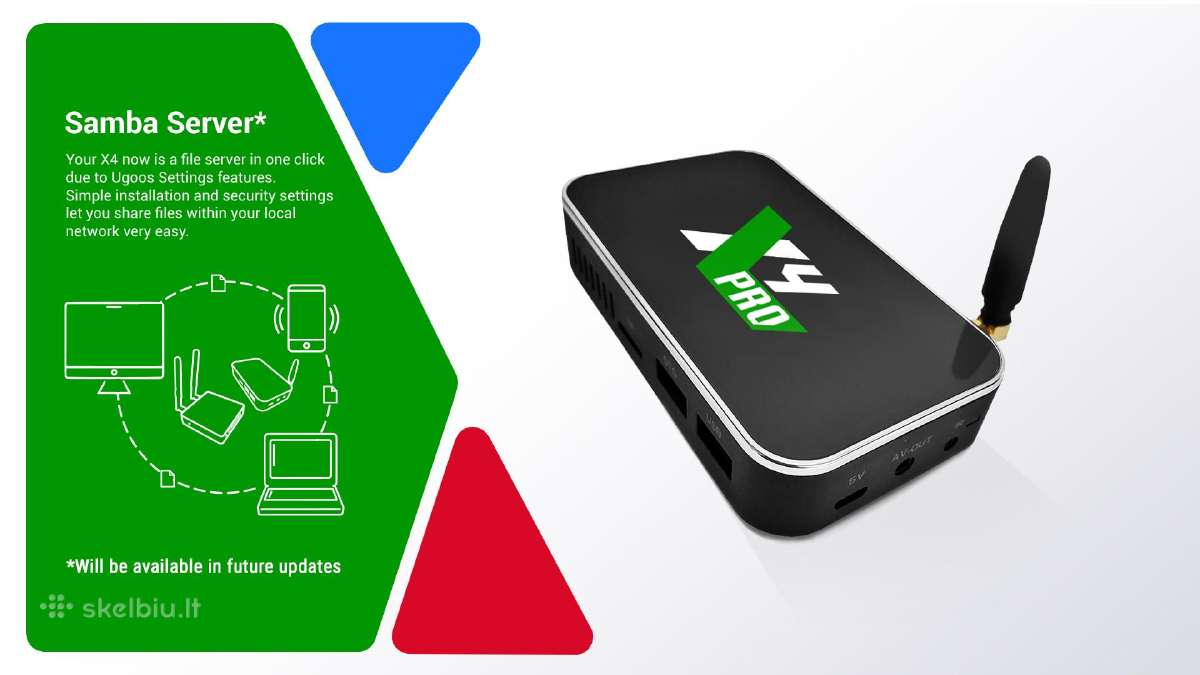 Android TV priedėlis Ugoos X4 Cube - nuotraukos Nr. 7