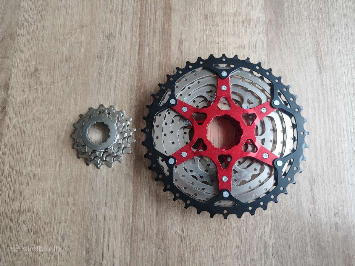 MTB nauja dviračio kasetė x10 (aliuminis centras)