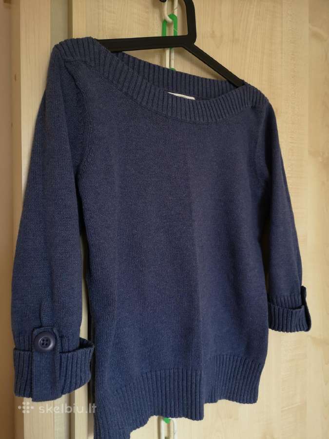 Marks&spencer mėlynas megztukas su trijų ketvirčių - nuotraukos Nr. 2
