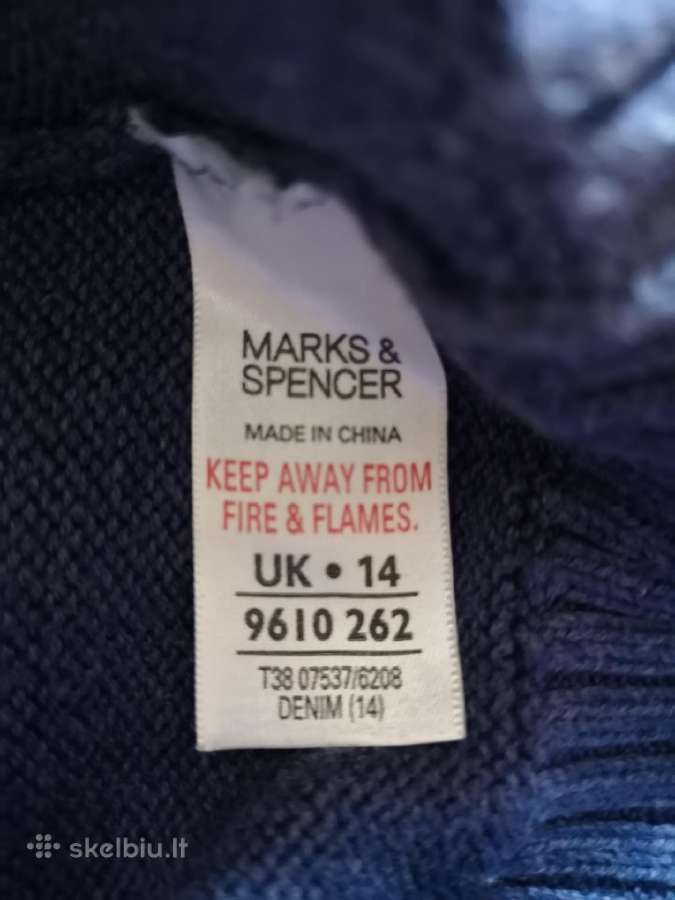 Marks&spencer mėlynas megztukas su trijų ketvirčių - nuotraukos Nr. 6
