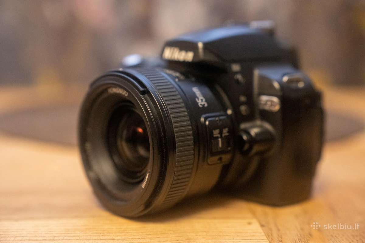 Nikon d60 su nikon 35mm f1.8 manual objektyvu 49k
