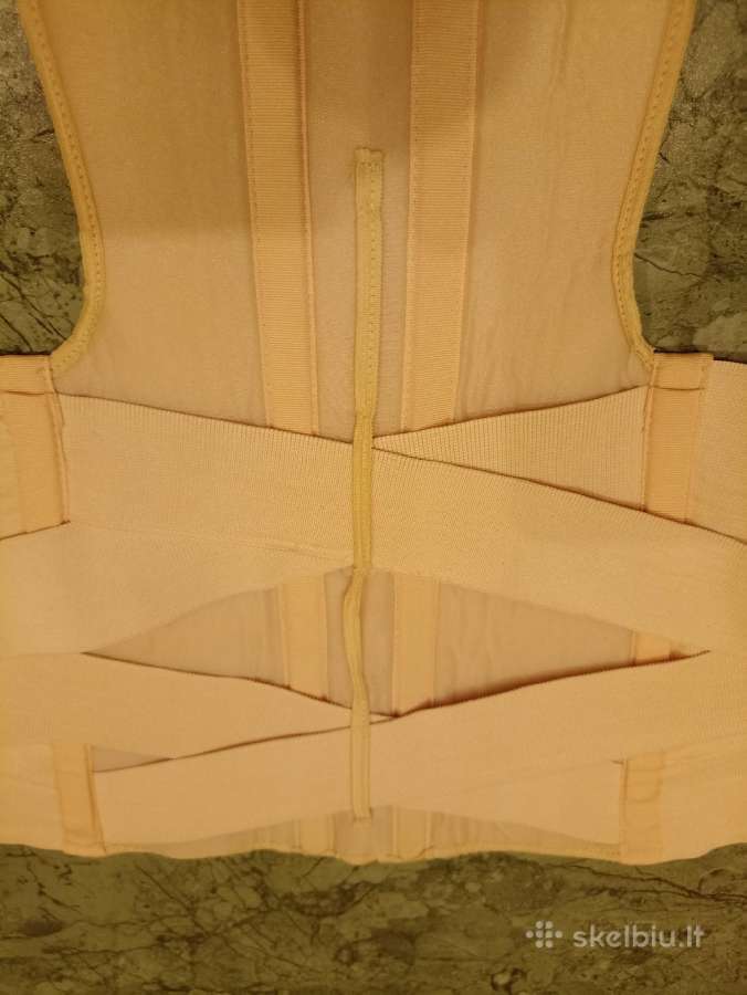 Elastinis diržas stuburui fiksuoti. - nuotraukos Nr. 3