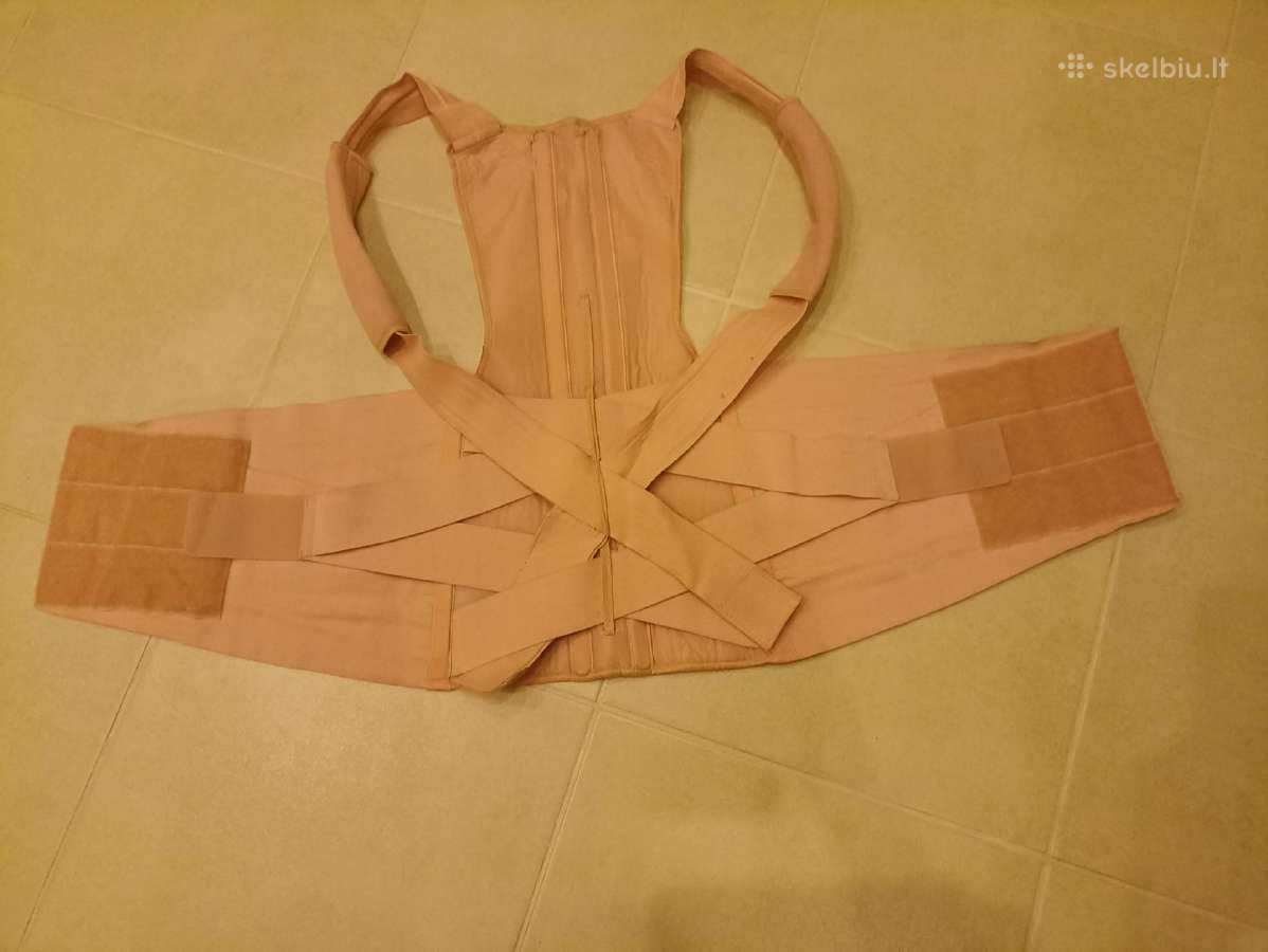 Elastinis diržas stuburui fiksuoti. - nuotraukos Nr. 5