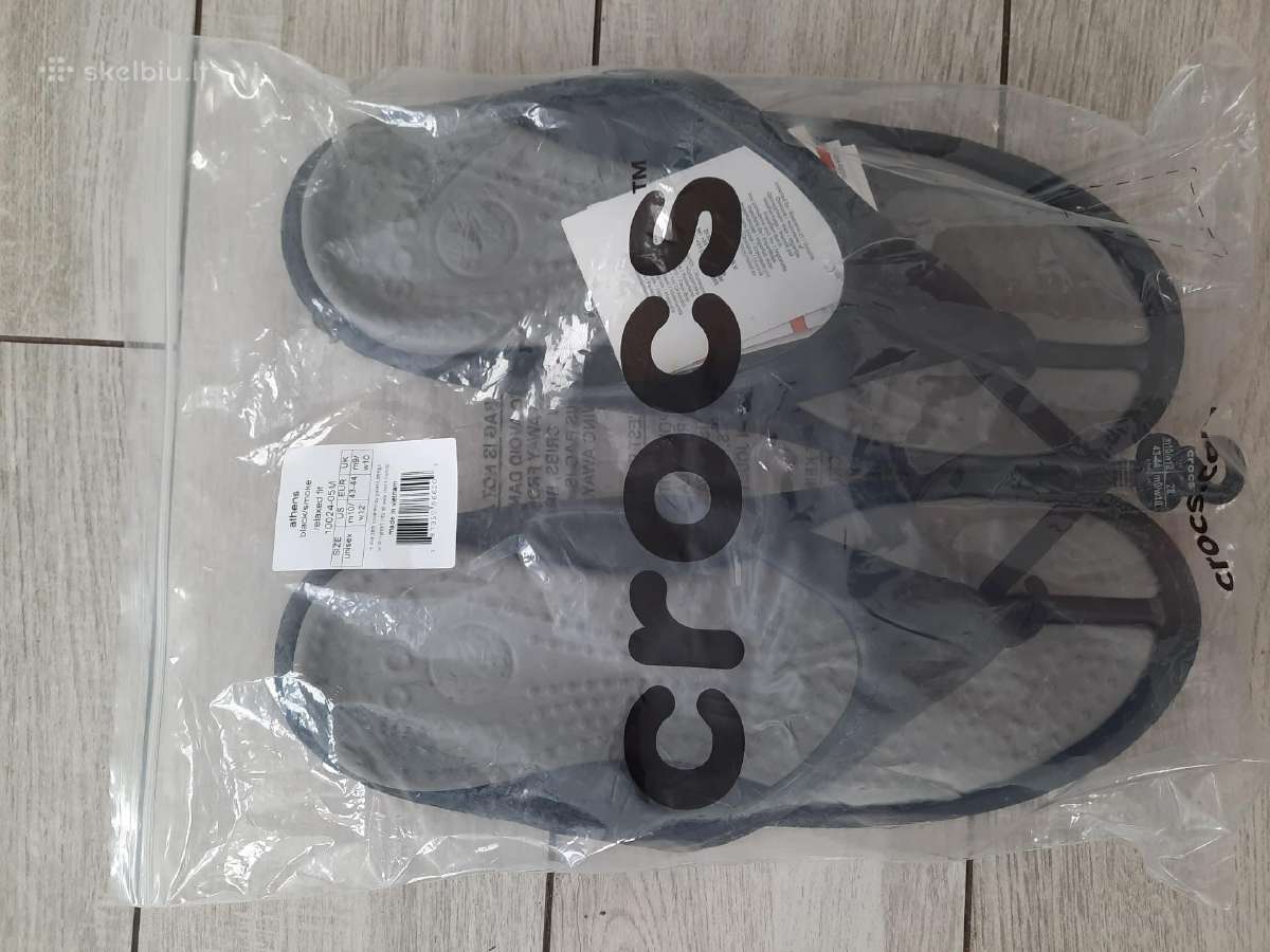 Naujos Crocs basutės per pirštą. Unisex - nuotraukos Nr. 2