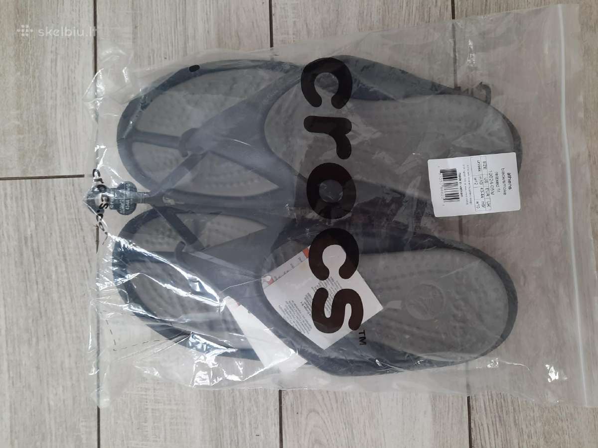 Naujos Crocs basutės per pirštą. Unisex - nuotraukos Nr. 3