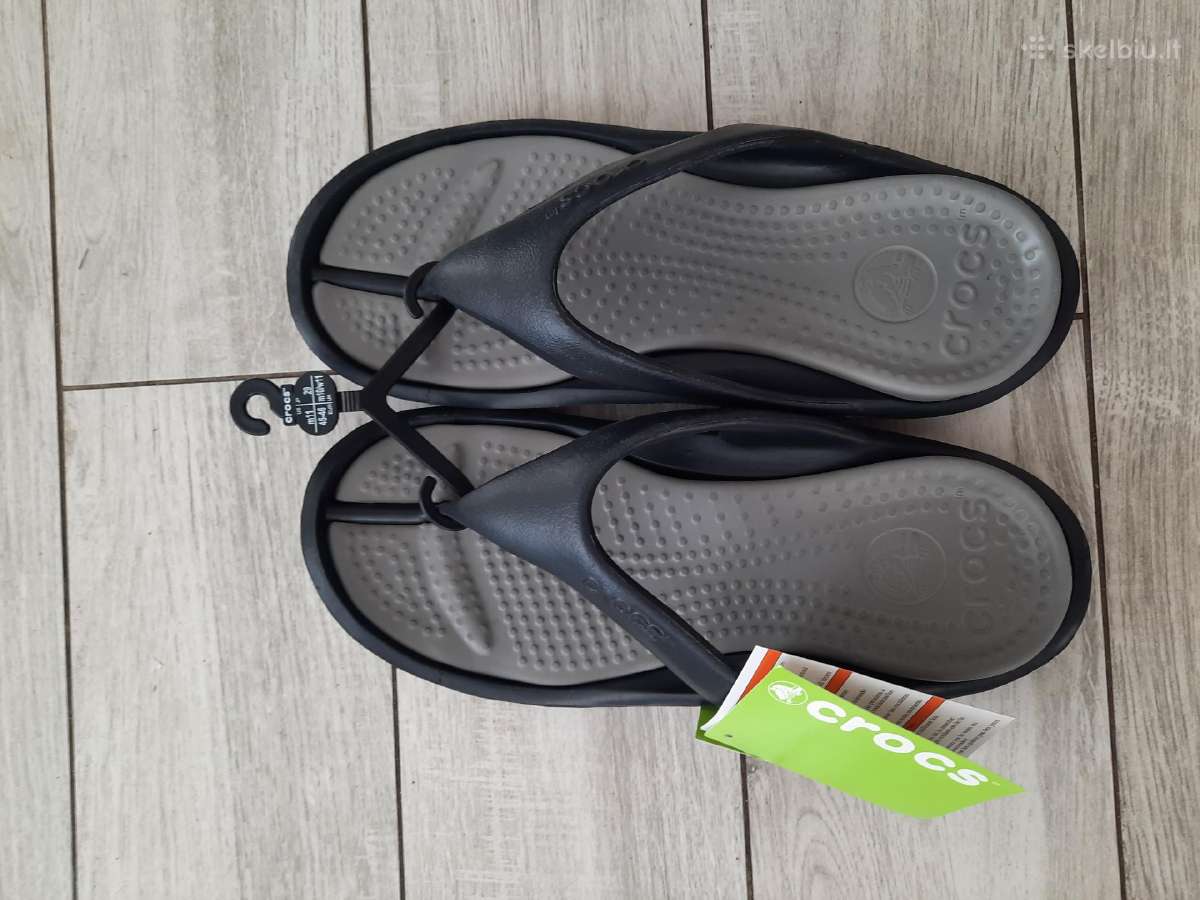 Naujos Crocs basutės per pirštą. Unisex - nuotraukos Nr. 4