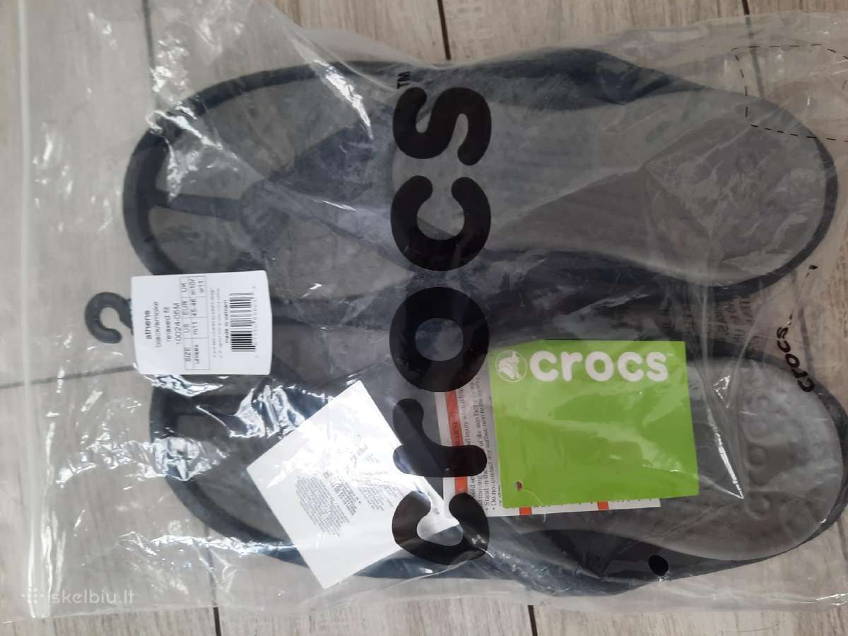 Naujos Crocs basutės per pirštą. Unisex - nuotraukos Nr. 6
