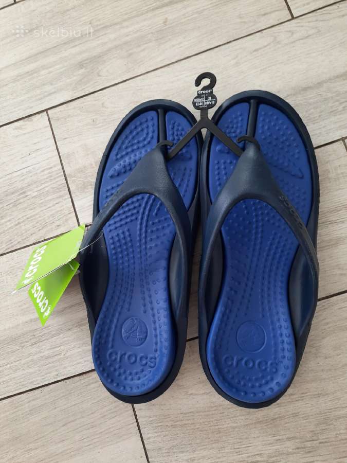 Naujos Crocs basutės per pirštą. Unisex - nuotraukos Nr. 7