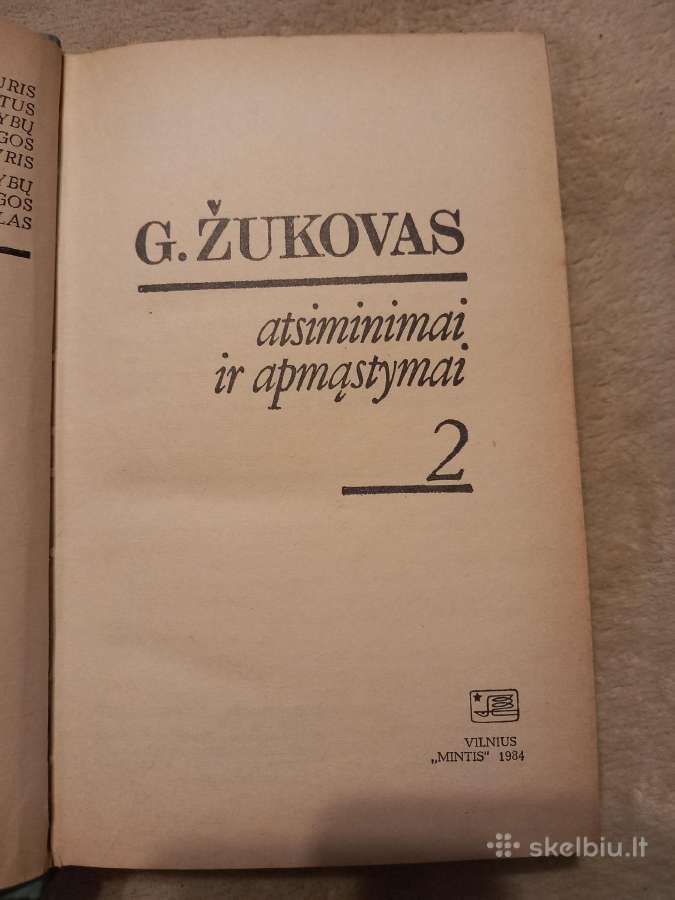 Knyga G. Žukovo atsiminimai - nuotraukos Nr. 9
