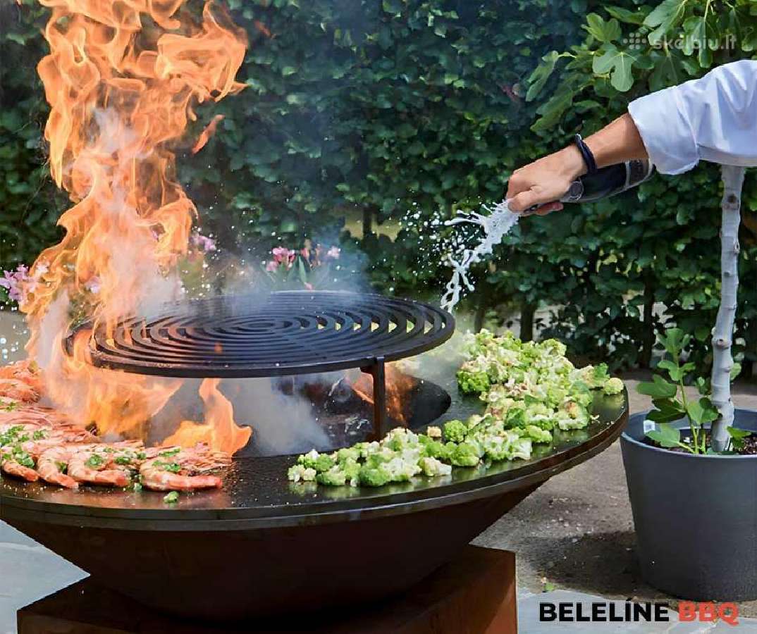 Bbq kepsninė, grilius iš Corten plieno - nuotraukos Nr. 4