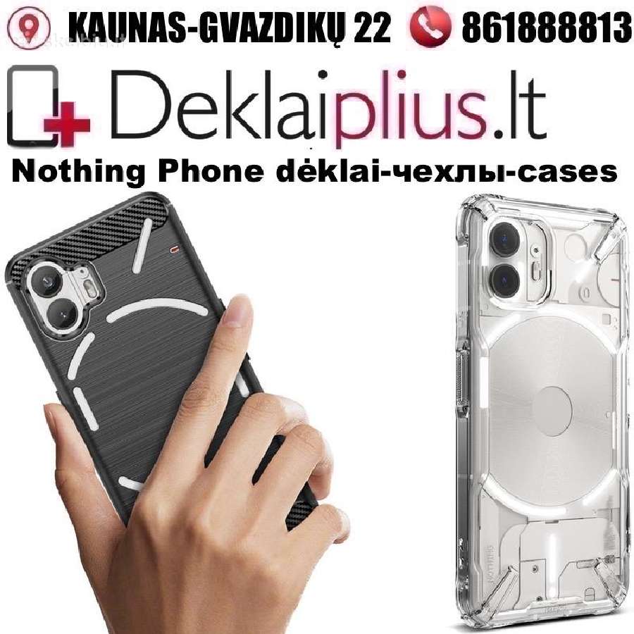 Nothing Phone dėklai-чехлы-cases - Kaunas