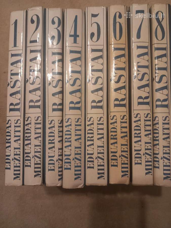 Eduardas Mieželaitis, raštai, aštuoni tomai - nuotraukos Nr. 2