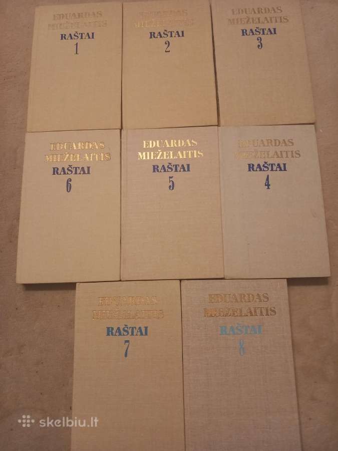 Eduardas Mieželaitis, raštai, aštuoni tomai - nuotraukos Nr. 4