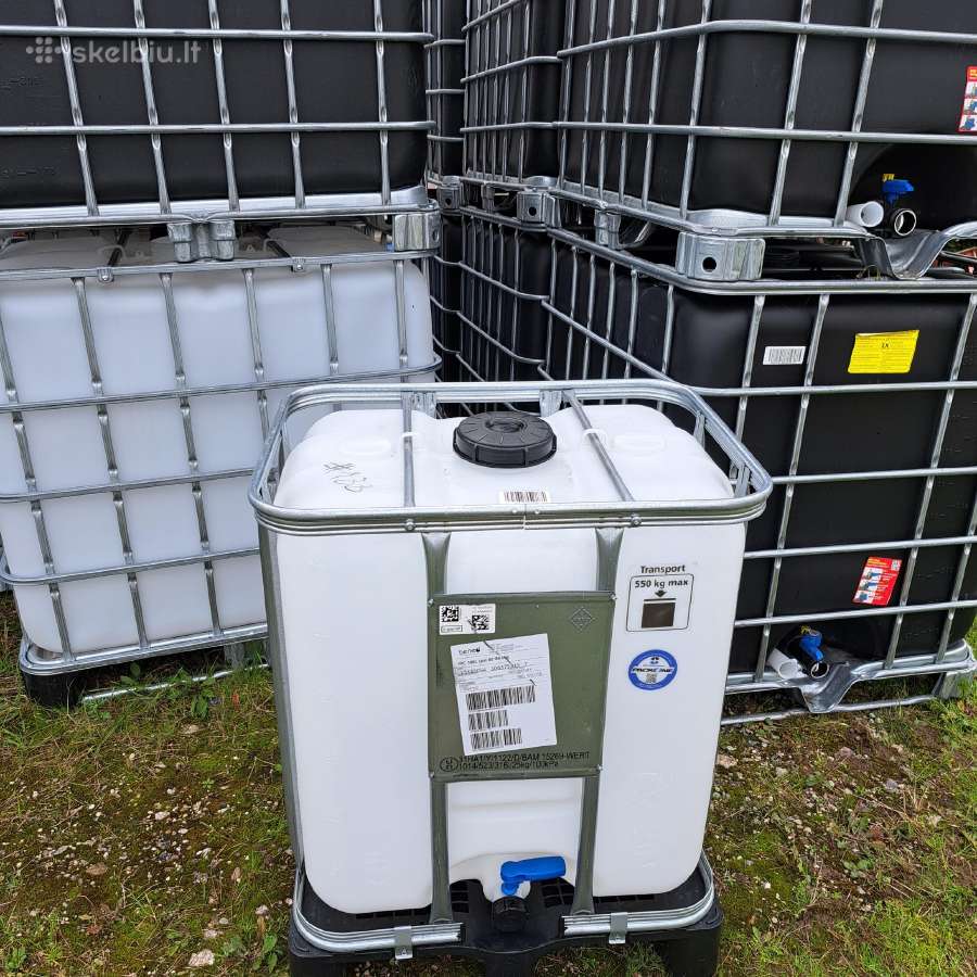 Talpos 1000 300 l ibc konteineriai bačika - nuotraukos Nr. 6