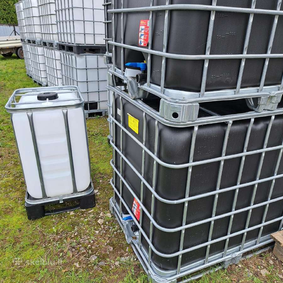 Talpos 1000 300 l ibc konteineriai bačika - nuotraukos Nr. 7