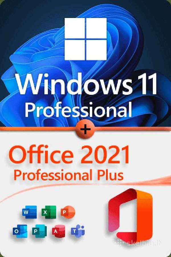 Windows, Office, Corel, Visio