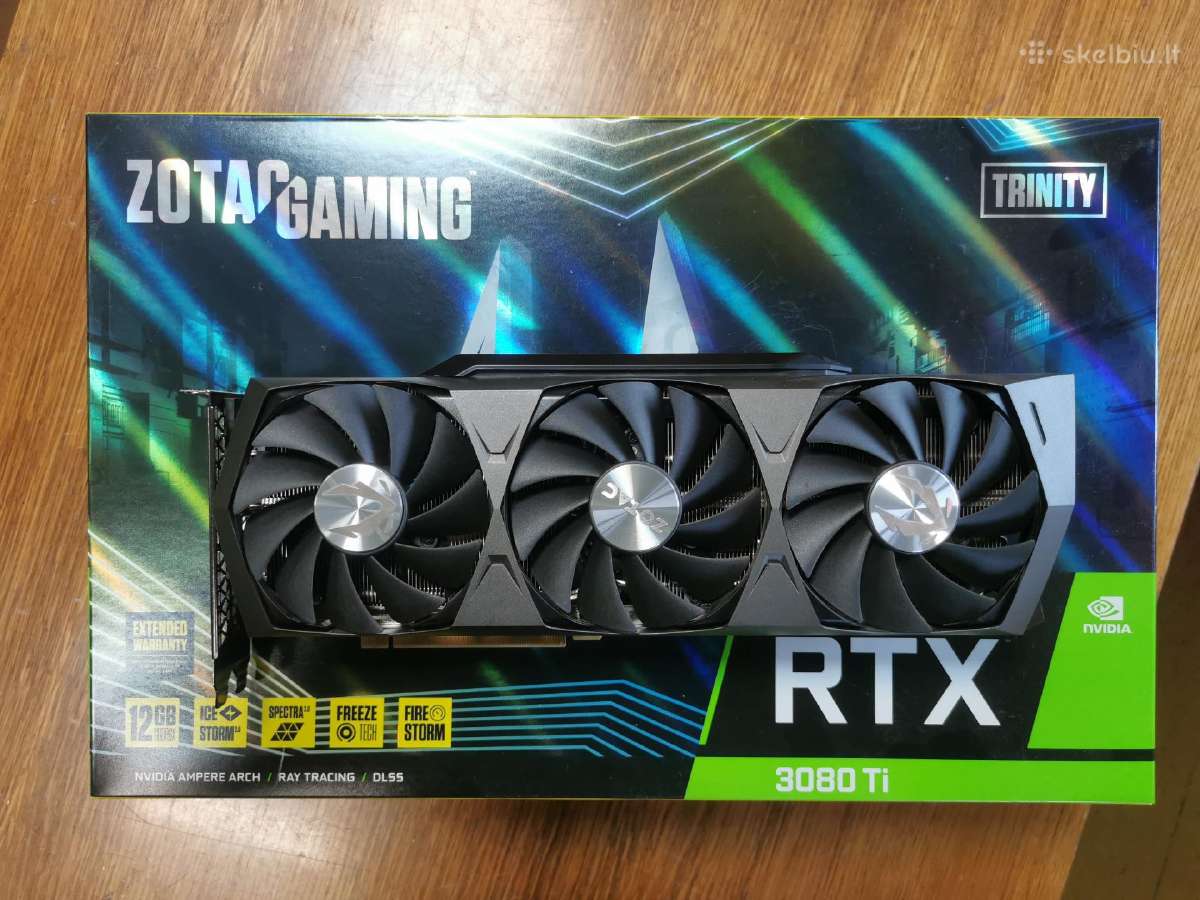 Parduodu 3070 ti Zotac Amp Holo 8gb