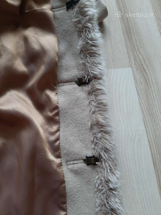Smėlio spalvos River Island paltas - nuotraukos Nr. 9