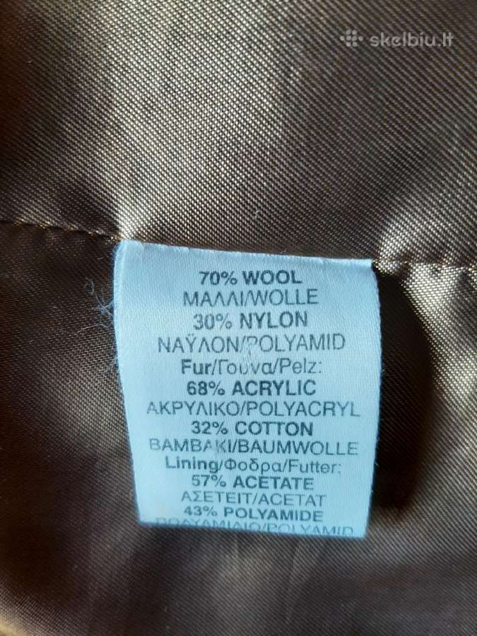 Smėlio spalvos River Island paltas - nuotraukos Nr. 11