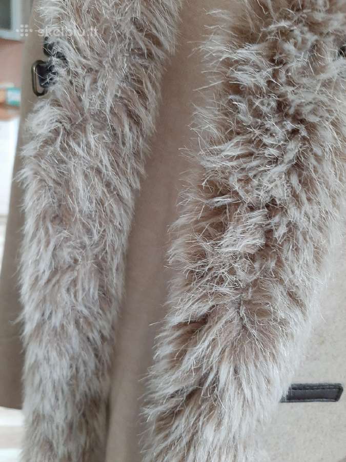 Smėlio spalvos River Island paltas - nuotraukos Nr. 4