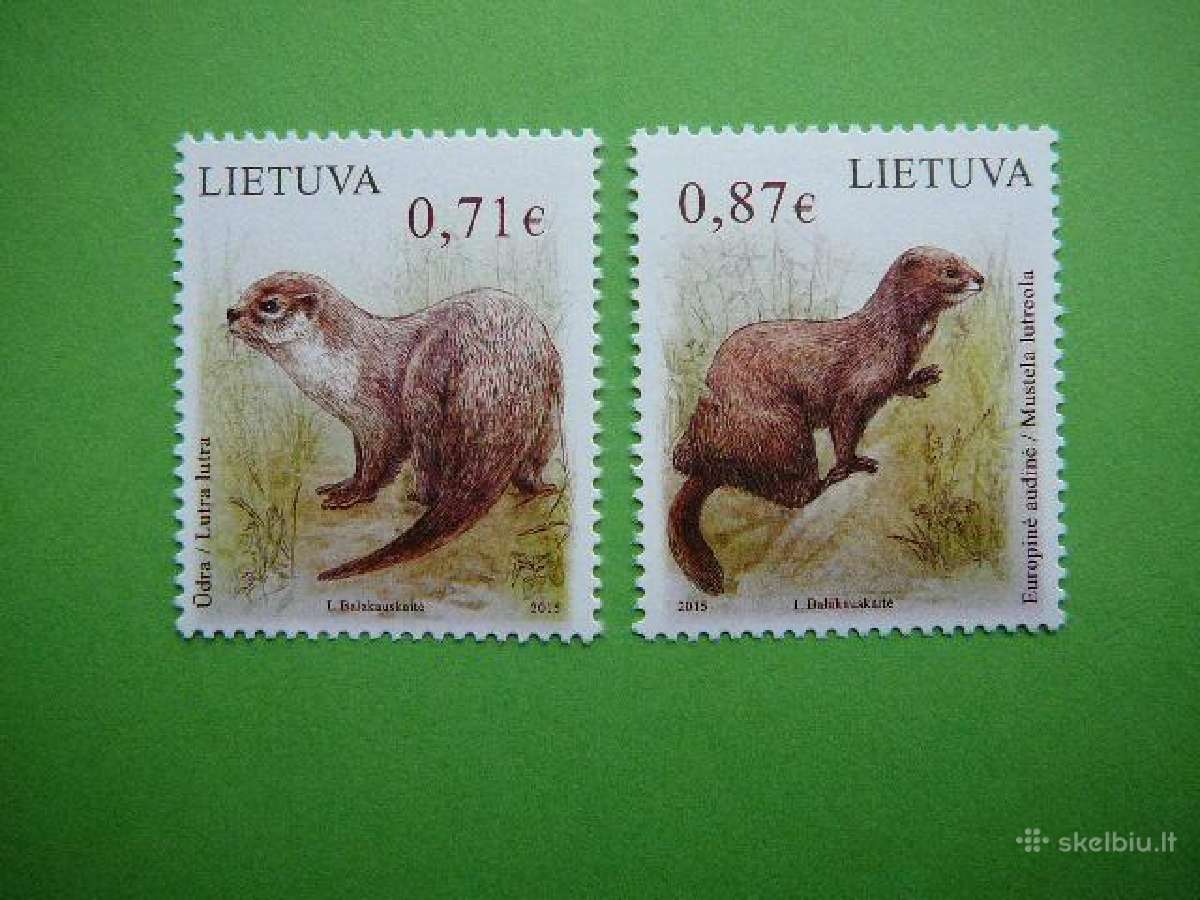 Lietuva 2015 Zverys svarus lit1182
