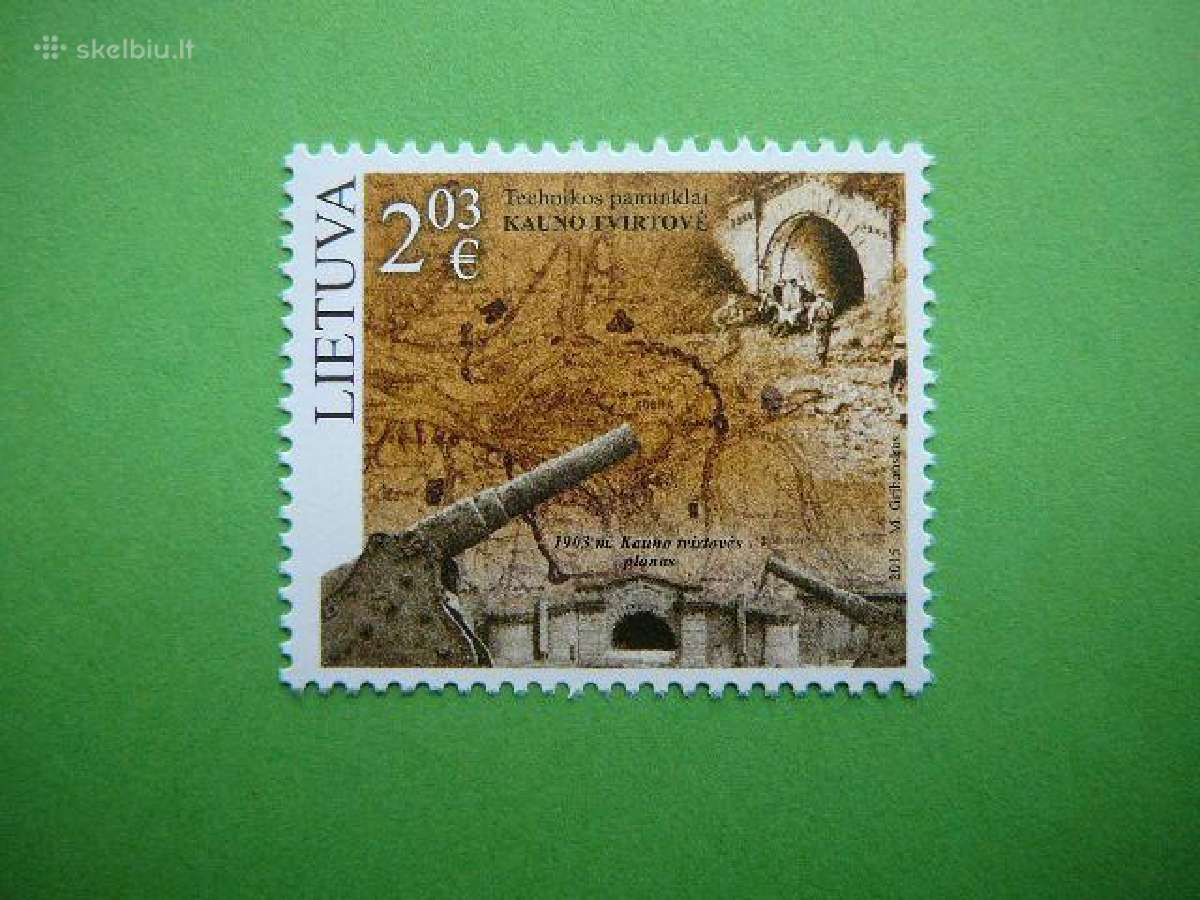 Lietuva 2015 Kauno tvirtove svarus lit1186