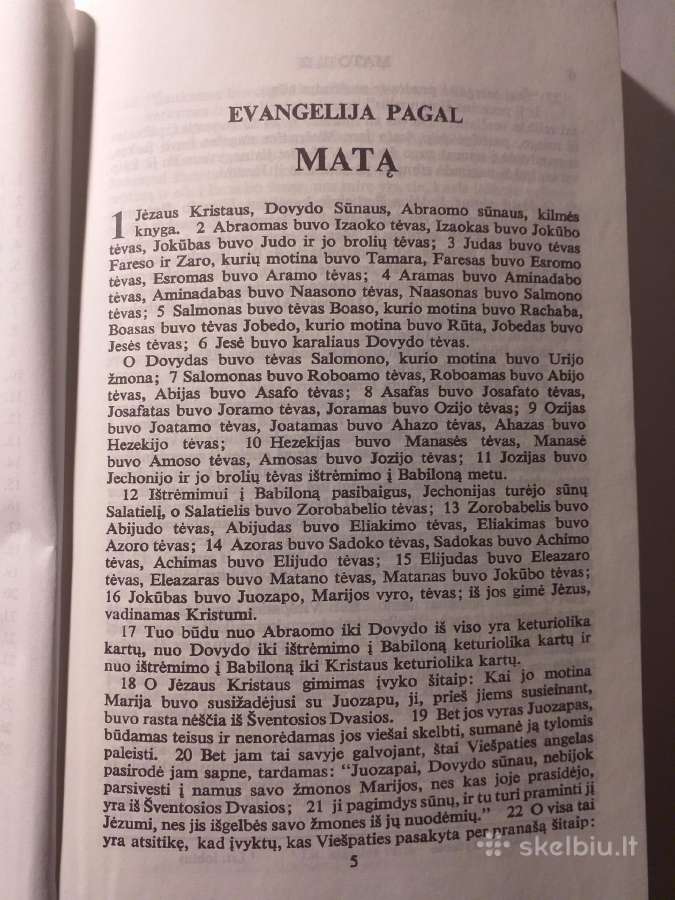 Naujasis Testamentas. Psalmai (Jurėno vertimas) - nuotraukos Nr. 2