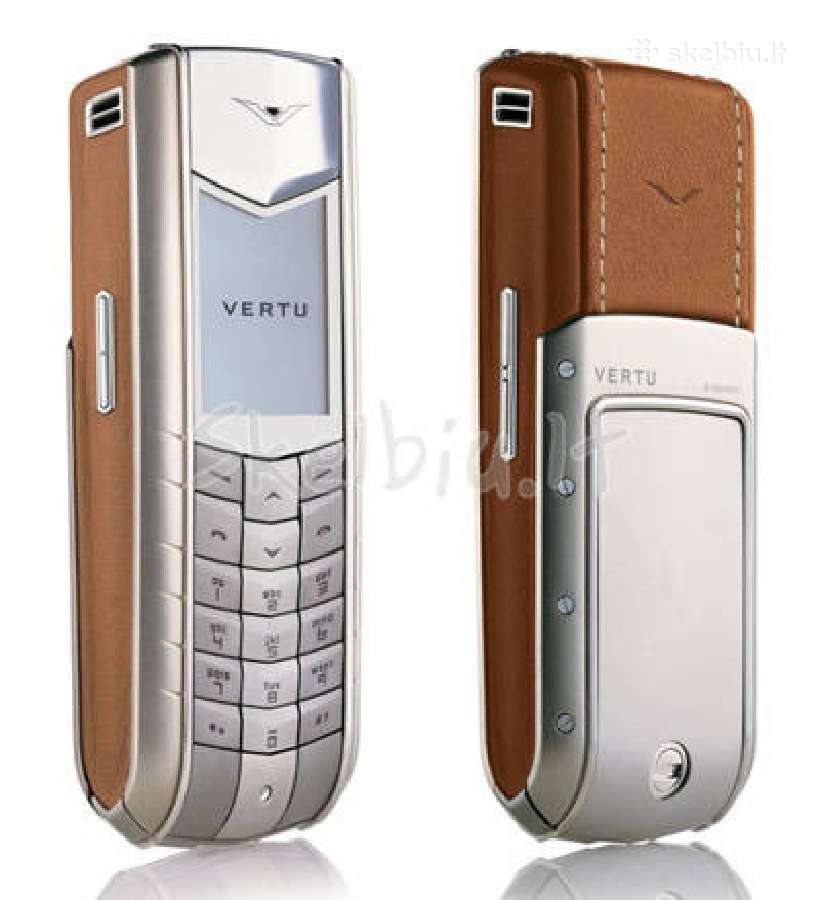 Originala vertu ascent, su rusisku meniu