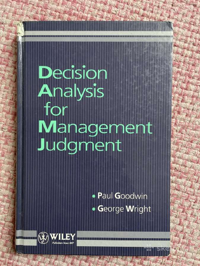 Decision analysis for Management Judgment
