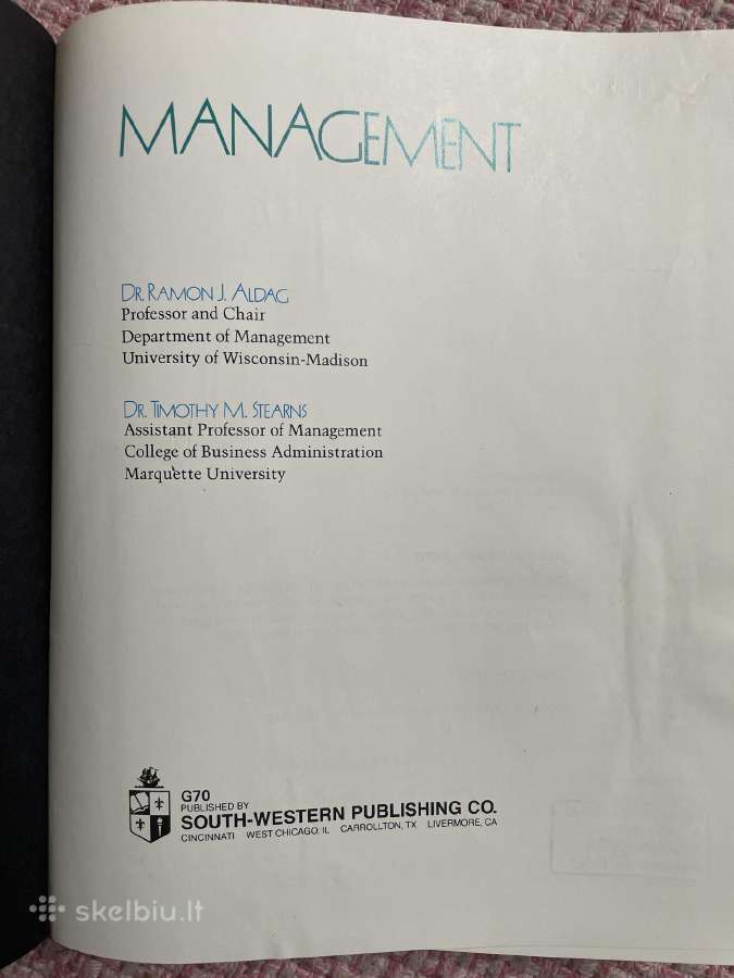 Management, Aldag, Stearns - nuotraukos Nr. 2