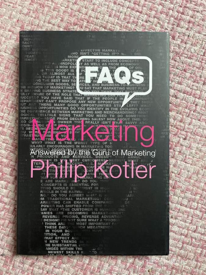 Faq of Marketing, Philip Kotler