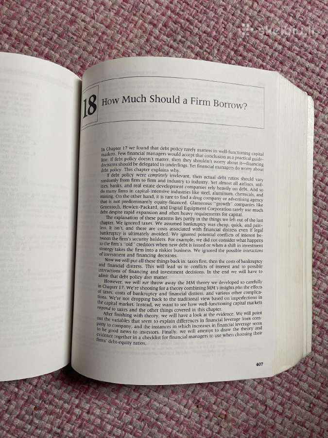 Principles of Corporate Finance, C. Myers - nuotraukos Nr. 2