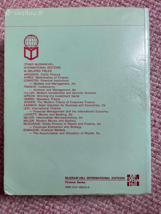 Principles of Corporate Finance, C. Myers - nuotraukos Nr. 3