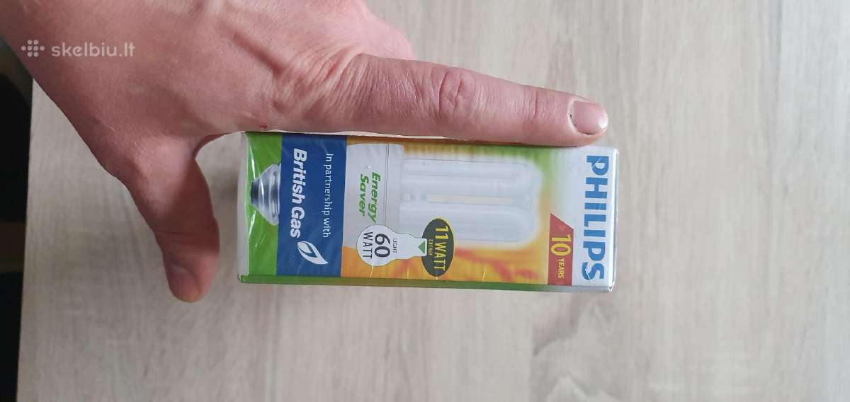 Naujos Philips lemputės 5 vnt. Taupiosios. - nuotraukos Nr. 2