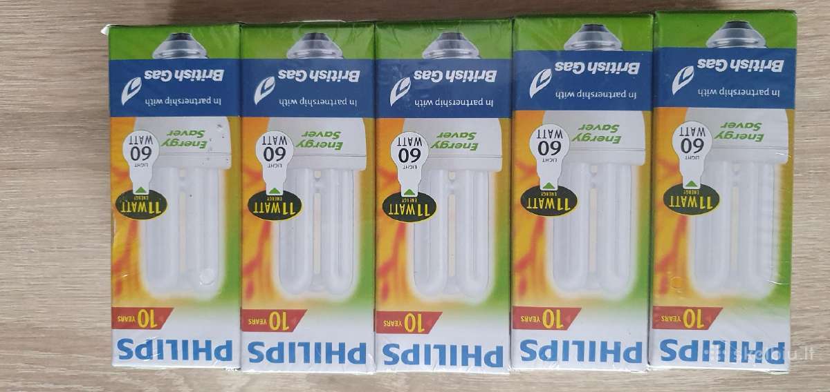 Naujos Philips lemputės 5 vnt. Taupiosios. - nuotraukos Nr. 3
