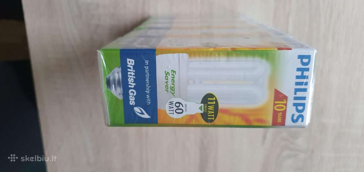 Naujos Philips lemputės 5 vnt. Taupiosios. - nuotraukos Nr. 4