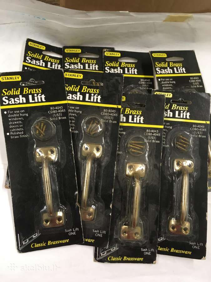 Stanley žalvarinė rankena / sash lift 10cm - nuotraukos Nr. 5
