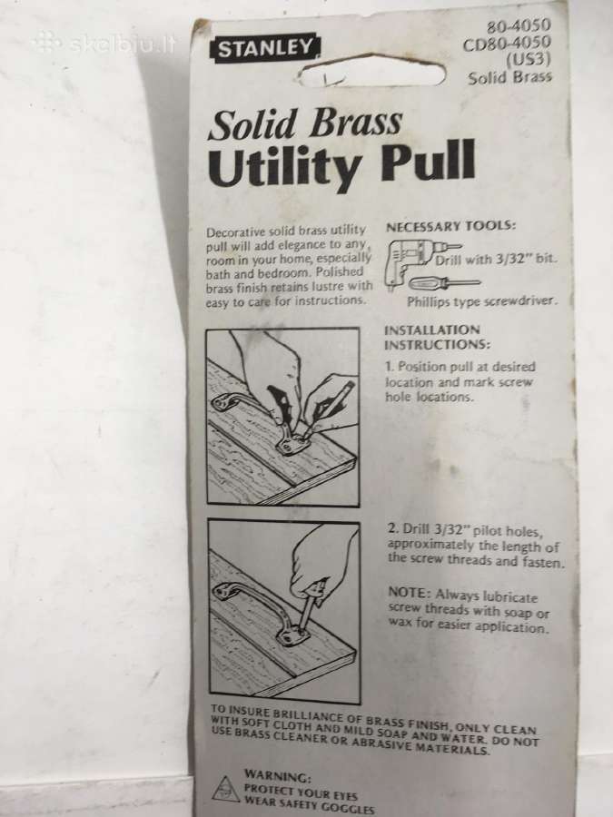 Stanley žalvarinė rankena - Utility pull - nuotraukos Nr. 6