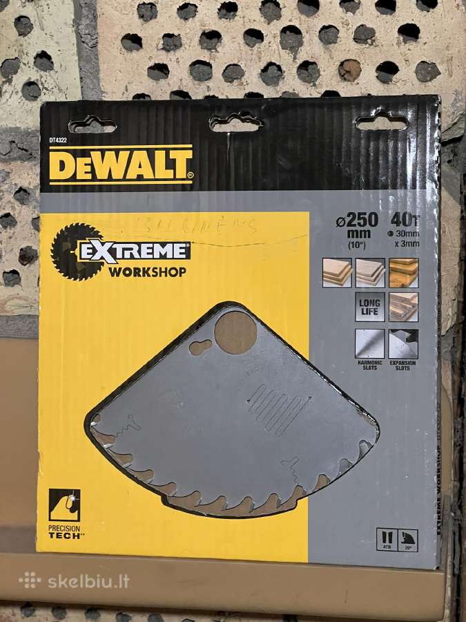 Naujas Dewalt pjovimo diskas