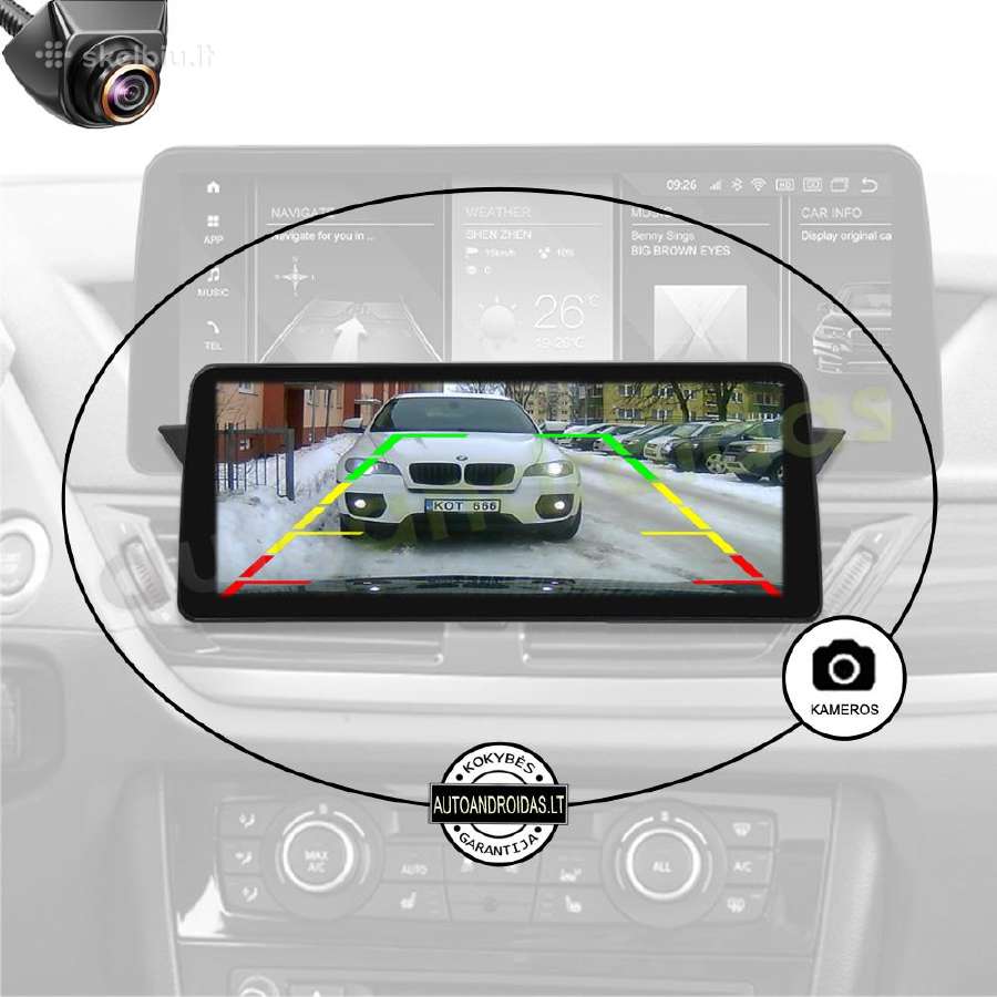 Bmw X1 E84 Android multimedia 12 colių ekranu - nuotraukos Nr. 7