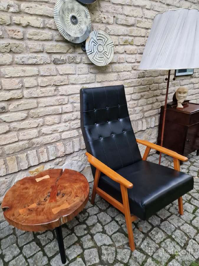 Vintažinis mid century autorinis fotelis - nuotraukos Nr. 5