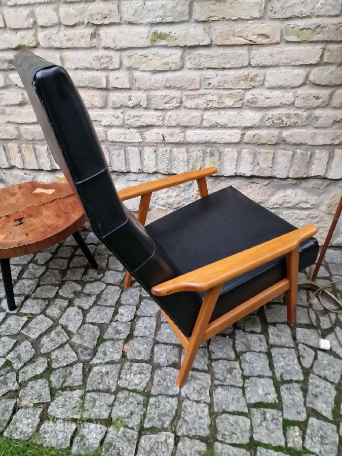 Vintažinis mid century autorinis fotelis - nuotraukos Nr. 18
