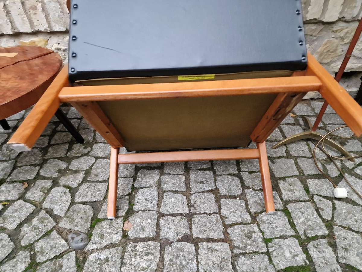 Vintažinis mid century autorinis fotelis - nuotraukos Nr. 22