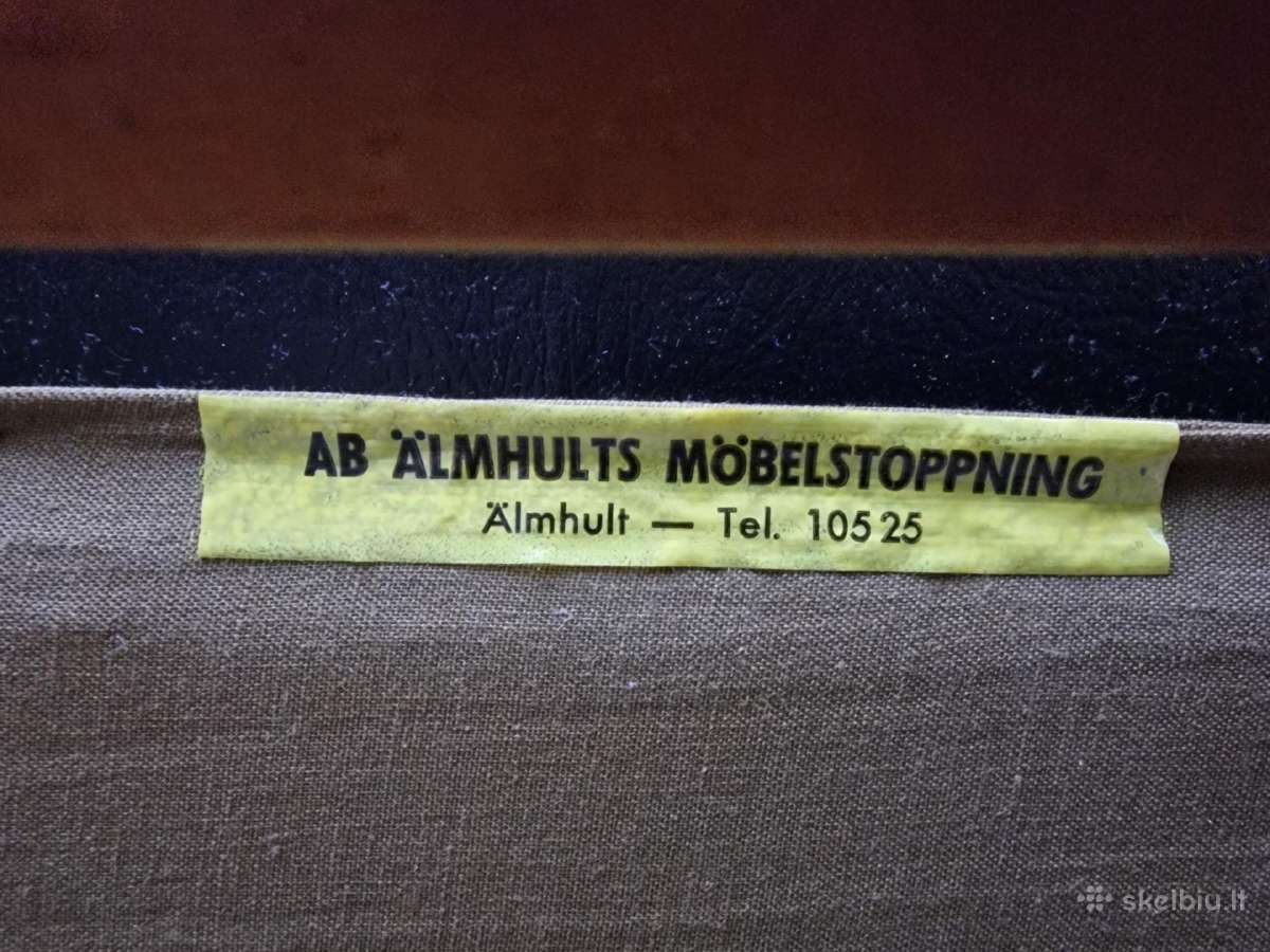 Vintažinis mid century autorinis fotelis - nuotraukos Nr. 23